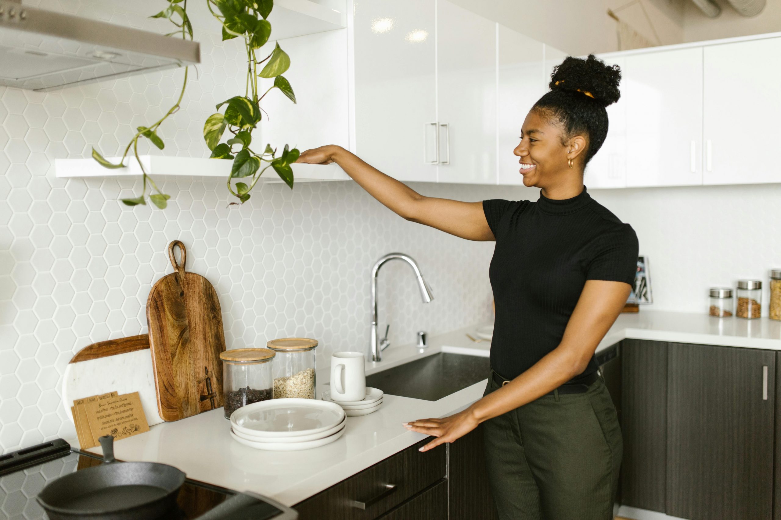 Woman in kitchen